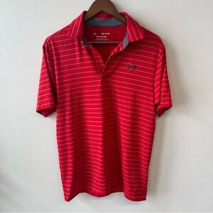 Red Under Armour Sports Polo